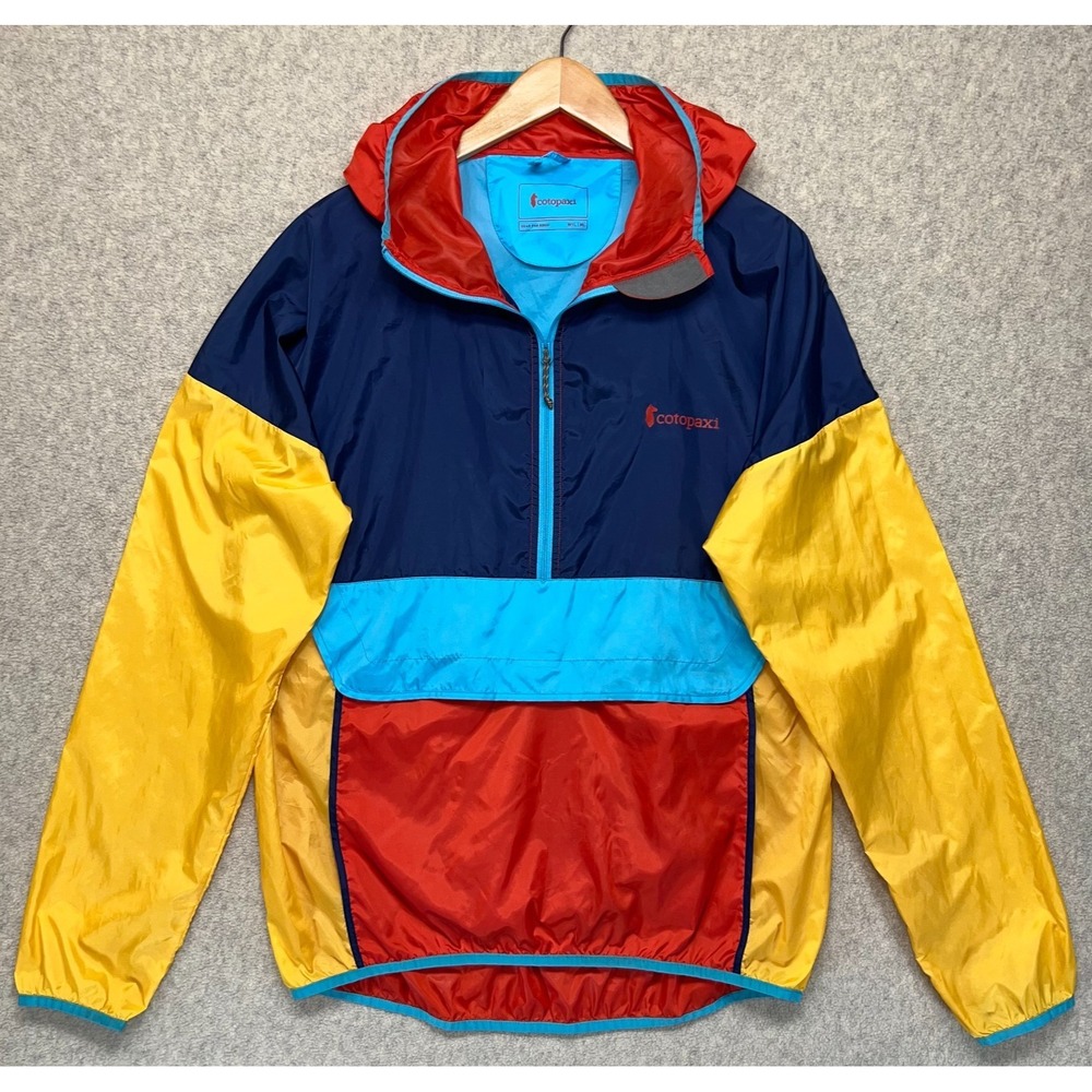 Cotopaxi Teca Womens Windbreaker Pullover Jacket Colorblock‎ Half Zip Outdoor XL